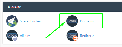 cPanel Domains Icon