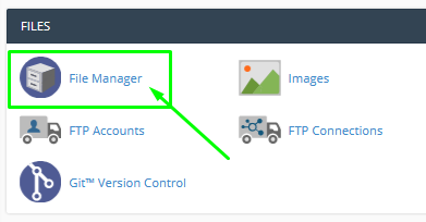 cPanel File Manager Icon