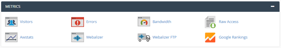 cPanel Metrics Section