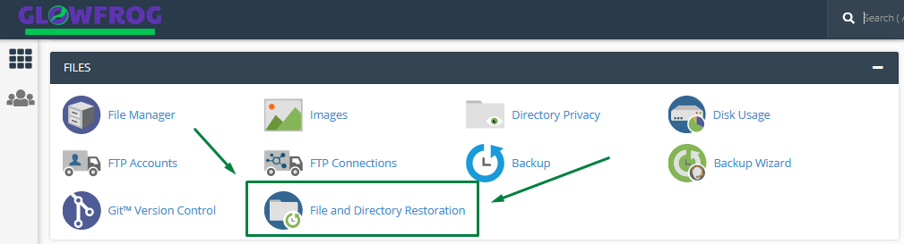 File Directory Restoration