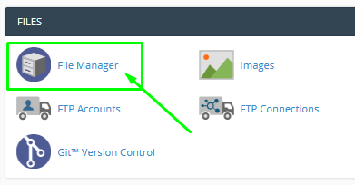 cPanel File Manager