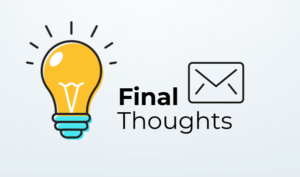 Email Final Thoughts