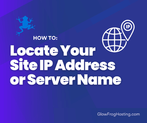 What is my sites IP address?