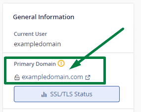 How to Locate My Primary Domain