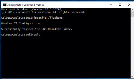 Flush DNS Cache